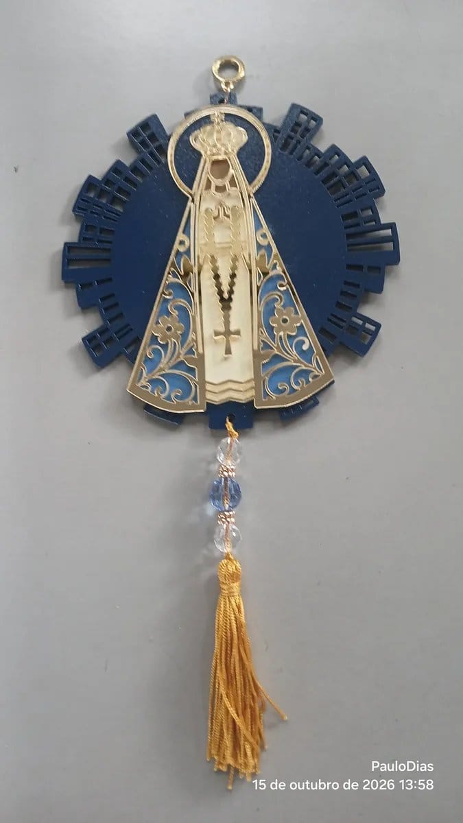 Adorno redondo - Nossa Senhora Aparecida - Foto 2